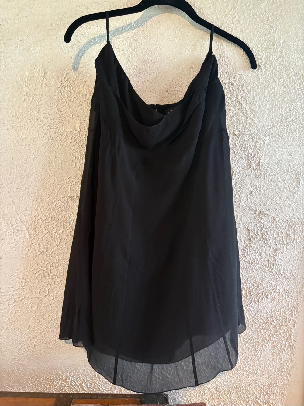 CHANEL Black Slip skirt